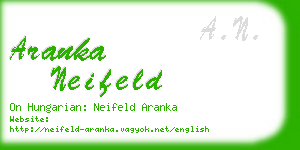 aranka neifeld business card